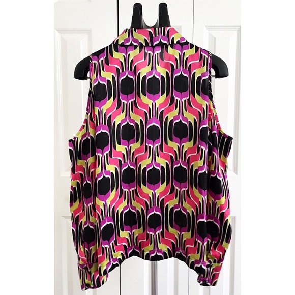 ALLEN B. by Allen Schwartz Cold Shoulder Blouse - Picture 2 of 8